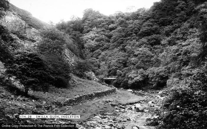 Photo of Ingleton, Swilla Glen c.1955