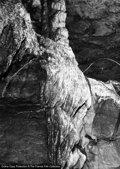 Photo of Ingleton, The Madonna, White Scar Caves c.1955