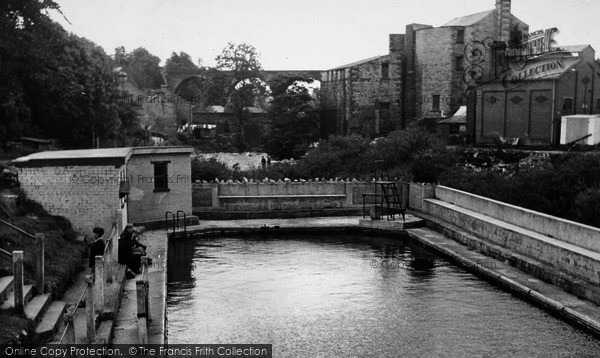 Photo of Ingleton, The Swimming Pool c.1955