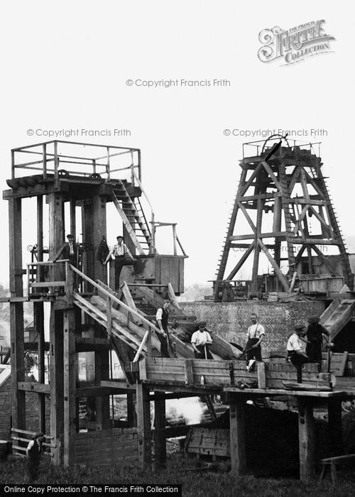 Photo of Ingleton, Workers At New Coal Pit c.1920