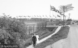Butlin's Holiday Camp, The Flags c.1955, Ingoldmells