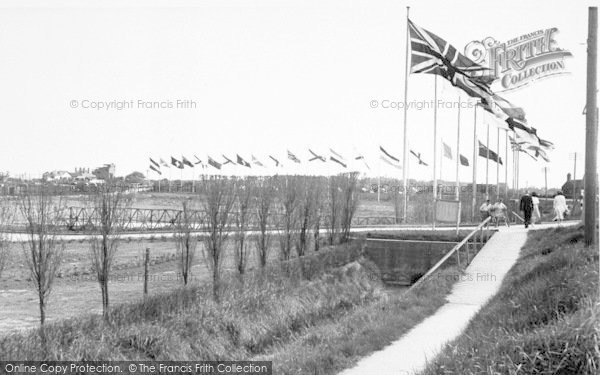 Photo of Ingoldmells, Butlin's Holiday Camp, The Flags c.1955