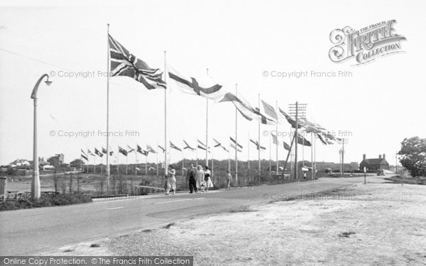 Photo of Ingoldmells, Butlin's Holiday Camp, The Flags c.1955