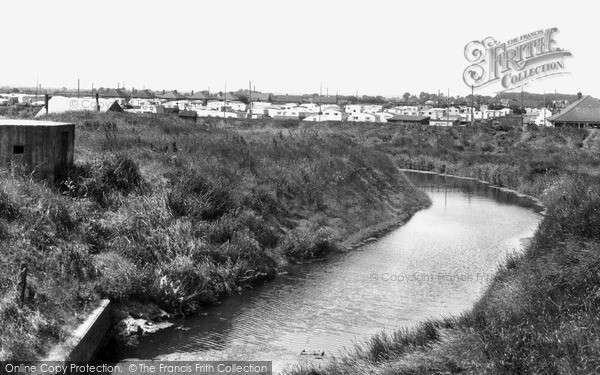Photo of Ingoldmells, Caravan Camp And Creek c.1955