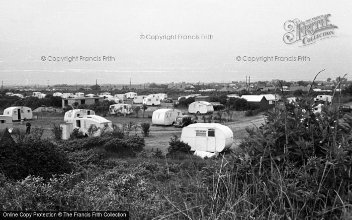 Photo of Ingoldmells, Caravan Site 1952