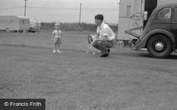 Caravan Site, Father And Toddler 1958, Ingoldmells