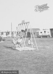 Caravan Site, The Swings c.1965, Ingoldmells