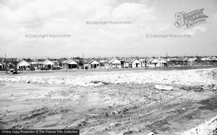 Photo of Ingoldmells, Damaged Bungalows c.1953