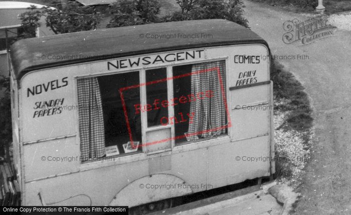 Photo of Ingoldmells, Moores Holiday Estate Camp Newsagents c.1955