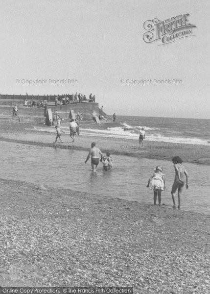 Photo of Ingoldmells, Paddling, The Beach c.1955