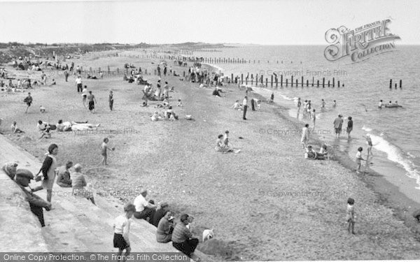 Photo of Ingoldmells, The Beach c.1955