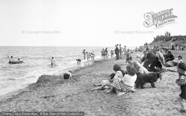 Photo of Ingoldmells, The Beach c.1955