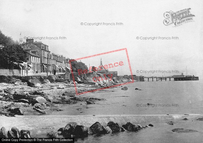 Photo of Innellan, The Front And Pier c.1895