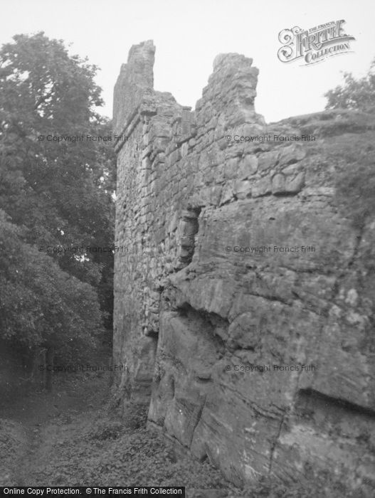 Photo of Innerwick, Castle And Crag 1954