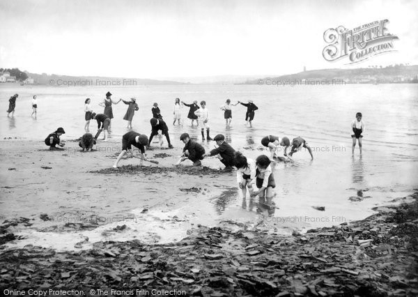 Photo of Instow, Children On The Beach 1919