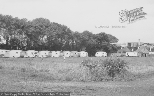 Photo of Instow, Lagoon View Caravan Camp c.1960