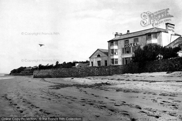 Photo of Instow, Marine Hotel 1890