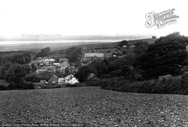 Photo of Instow, View Over Village 1919
