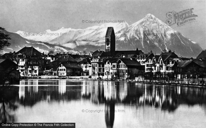 Photo of Interlaken, From The Lake c.1930