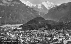 Monch And Jungfrau c.1930, Interlaken