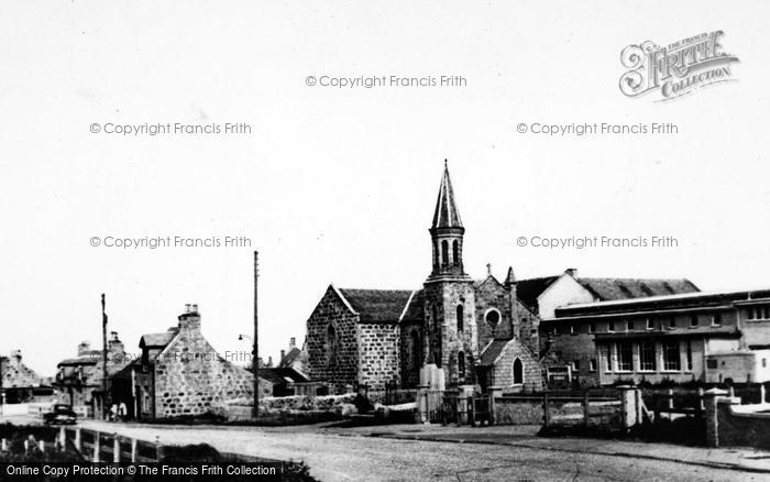 Photo of Inverallochy, Church And School c.1950