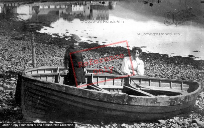 Photo of Inveraray, Mother And Son At The Bay 1899