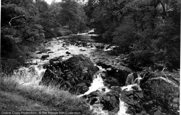 Photo of Inveraray, Waterfall c.1950