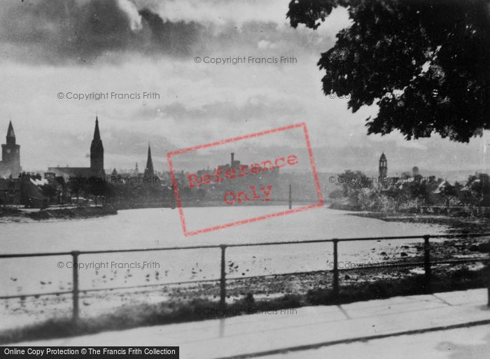 Photo of Inverness, Evening On River Ness c.1930