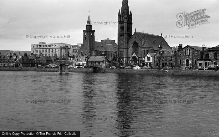 Photo of Inverness, Old High St Stephen's And Free North Churches 1961