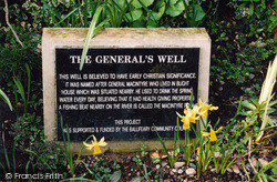 Plaque At The General's Well 2005, Inverness