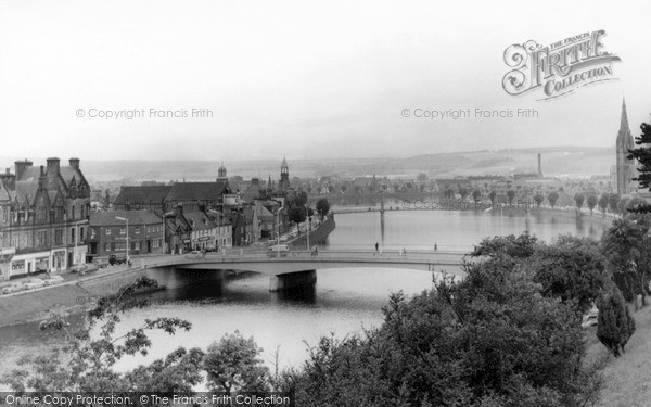 Inverness, the Bridge and the Ness c1965