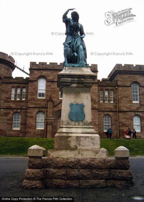 Photo of Inverness, The Castle And Flora Mac Donald Monument 1997