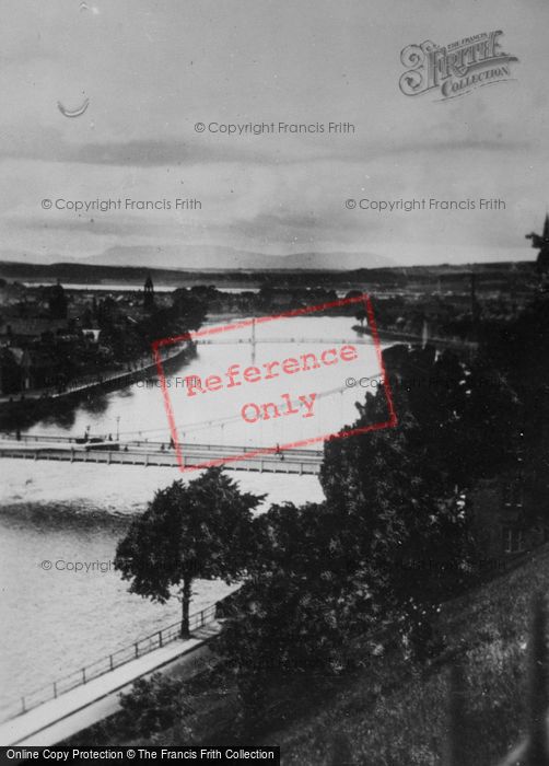 Photo of Inverness, The Ness From The Castle c.1930