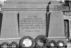 War Memorial Inscription 2005, Inverness