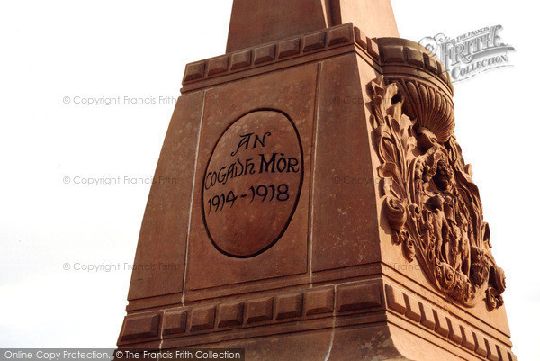 Photo of Inverness, War Memorial Inscription In Gaelic 2005