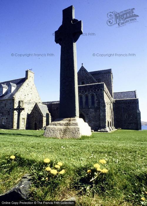 Photo of Iona, St Martin's Cross, St Columba's Cathedral c.1990