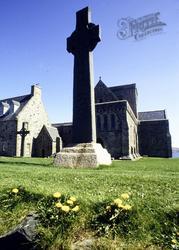 St Martin's Cross, St Columba's Cathedral c.1990, Iona