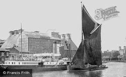 Boats And Warehouse, River Orwell 1921, Ipswich