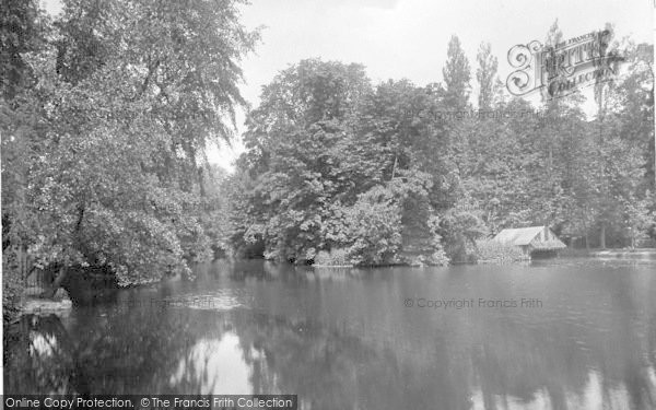 Photo of Ipswich, Christchurch Park, Wilderness Lake 1921