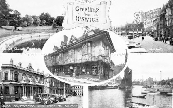 Photo of Ipswich, Composite c.1920
