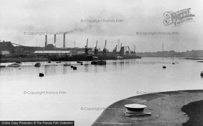 Photo of Ipswich, River Orwell c.1955