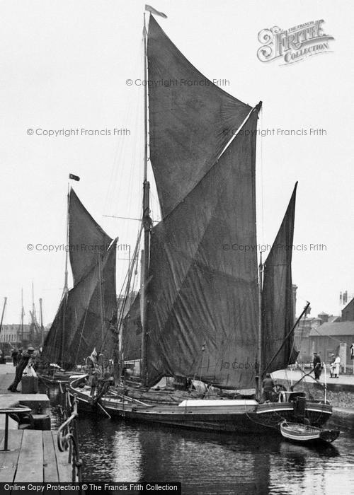 Photo of Ipswich, Sailing Boat 1921