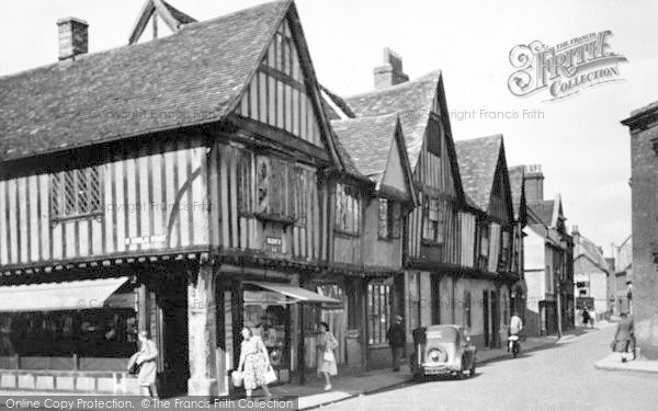 Photo of Ipswich, Silent Street c.1955