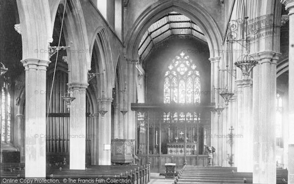 Photo of Ipswich, St Mary Le Tower Interior 1893