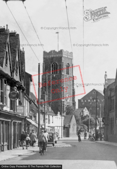 Photo of Ipswich, St Peter's Church c.1955