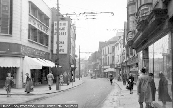 Photo of Ipswich, Tavern Street c.1950