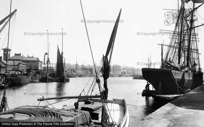 Photo of Ipswich, The Docks 1893