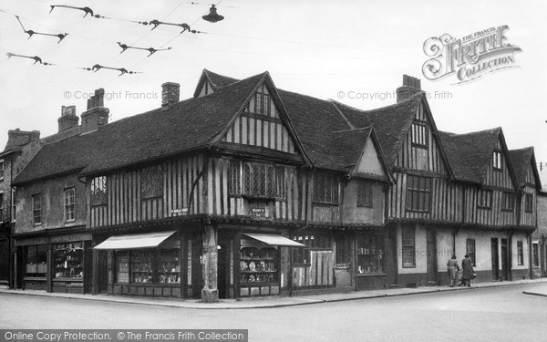 Photo of Ipswich, Wolsey's Birthplace, Silent Street c.1955