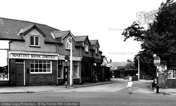 Photo of Irby, The Village c.1955