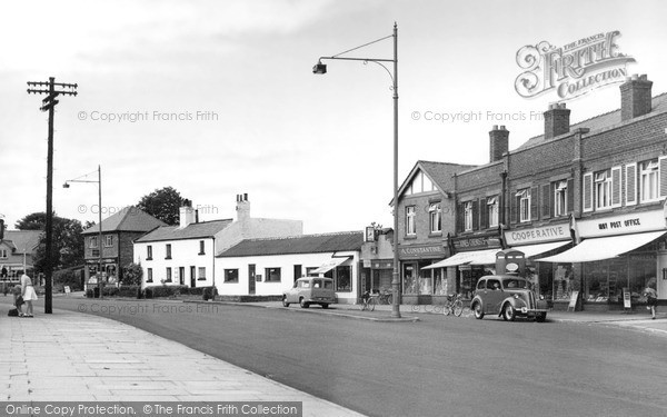 Photo of Irby, The Village c.1955